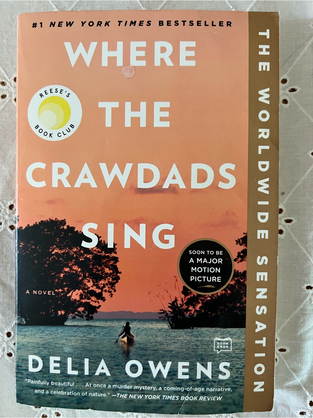Where the Crawdads Sing — Delia Owens (Peach & Teal Cover)